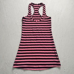 Lululemon black & pink athletic tank top size 2